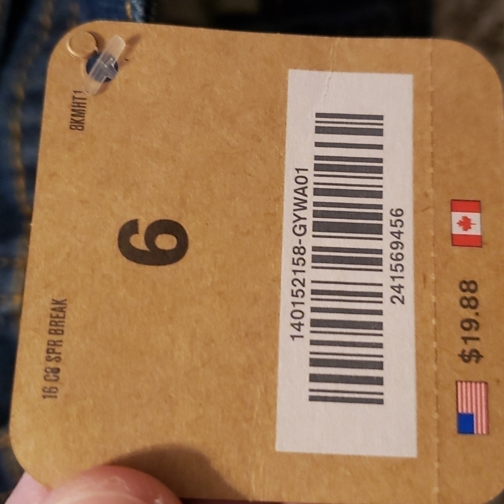 𝅺crazy 8 Denim Shorts NWT Size 6 - Picture 7 of 7